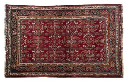 Ein Qashqai-Teppich, Iran
Wolle und Baumwolle mit 