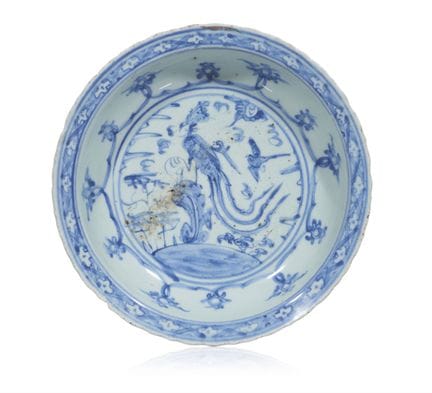 Piatto fondo cinese blu e bianco
Porcellana cinese