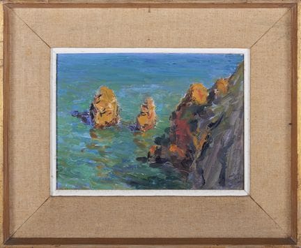 Jaime Murteira (1910-1986)
Playa con rocas
Óleo so