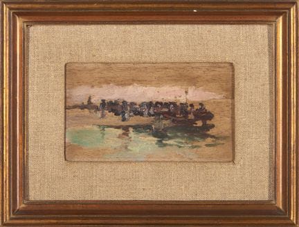 Cândido da Cunha (1866-1926)
Vista del río con una