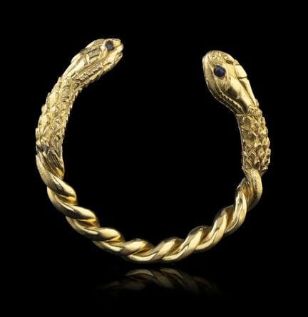 Pulsera «Snake» de zafiro y oro, LUIZ FERREIRA
Oro