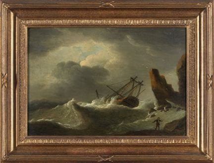 École française, XIXe siècle
Paysages marins
Paire