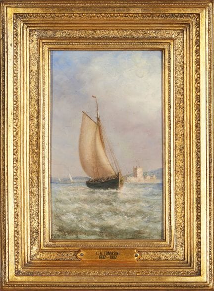 Luis Tomasini (1823-1902)
Tour de Belém
Huile sur 