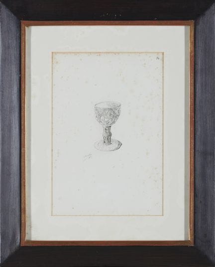 阿梅莉亚·D·雷尼亚（1865-1951）
圣杯
纸本水墨画
署名并标注日期“95”，编号“94”
