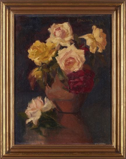 Eduarda Lapa (1895-1976)
Jarrón con flores
Óleo so