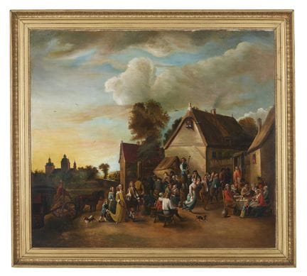 École néerlandaise, XIXe/XXe siècle
Fête de villag