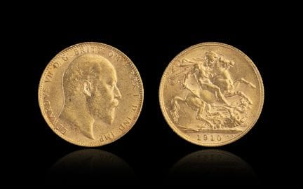 Una soberana de oro
REINO UNIDO - REY EDUARDO VII 