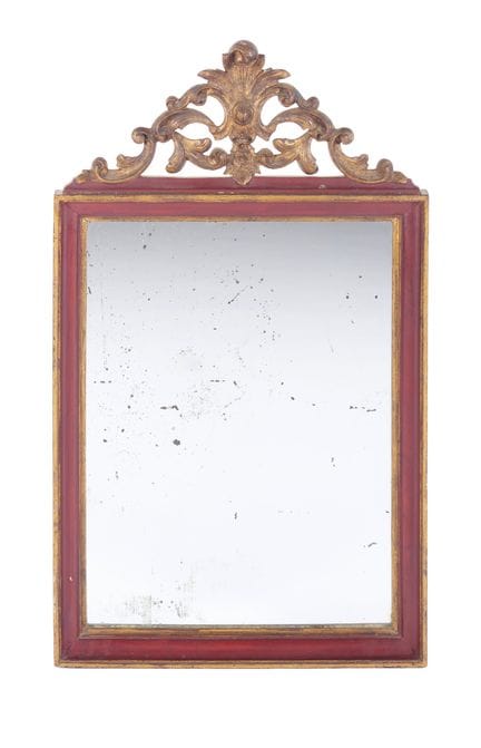 Miroir mural de style D. José
Bois sculpté et poly