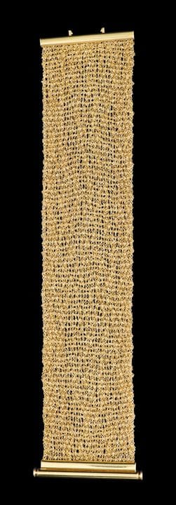 Una pulsera de oro de CALGARO
Malla de oro, ley 0,