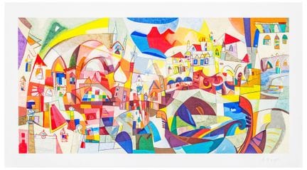 Miljenko Bengez (1954)
Gondolas
Silkscreen print o