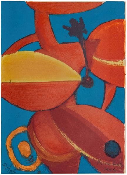 Primo Conti (1900 - 1988)
Composition abstraite, 1