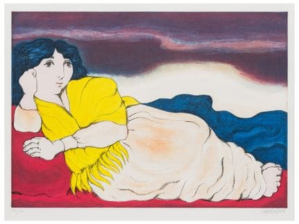 Domenico Cantatore (1906–1998)
Reclining Woman
Aqu