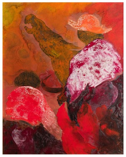 José Guevara (1926–2010)
Corrida, 1990
Oil on Maso