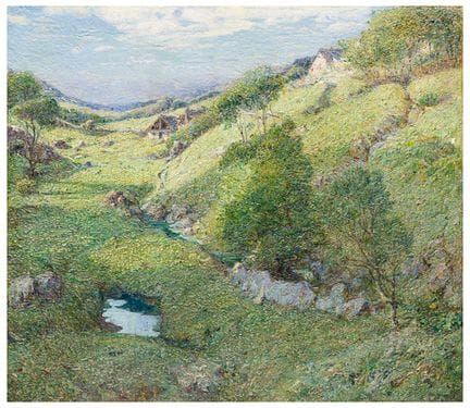 Cesare Maggi (1881 - 1961)
Alpage avec petit vallo