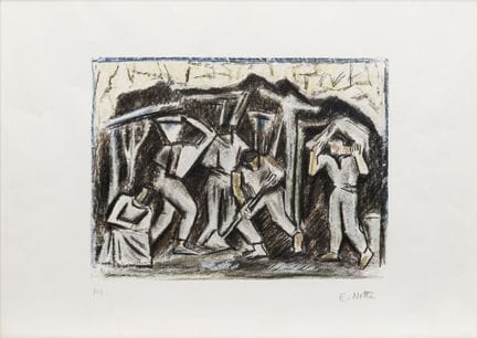 埃米利奥·诺特（1891—1982）
作品 
纸上石版画 
48.8 × 68.8 厘米（画心尺寸）