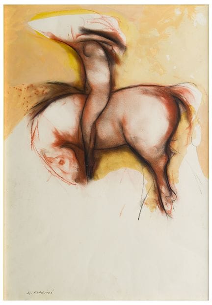Antonio Masini (1933 - 2018)
Esquisse de cheval
Aq