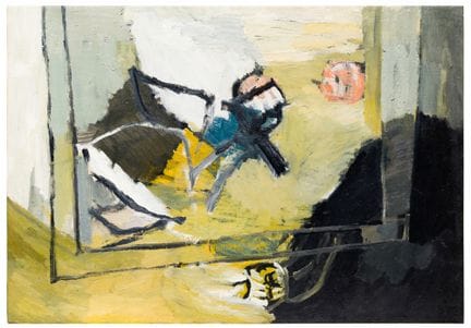 Alberto Gianquinto (1929 - 2003)
Intérieur avec mi