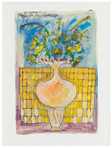 Paolo da San Lorenzo (1935)
Fleurs, 1994
Huile, ém
