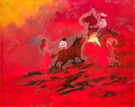 José Guevara (1926 - 2010)
La corrida, 1990
Huile 