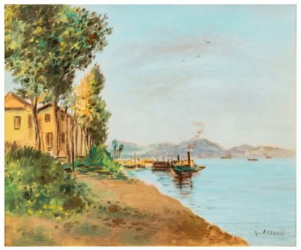 Gino Alberti (1921 - 1990)
Hommage à Alfred Sisley