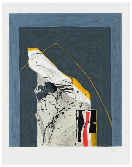 作者不详（20世纪）
抽象作品 
纸上丝网印刷 
40 x 34 厘米（版面）

签名：正面铅笔签名
