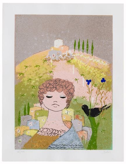 Giancarlo Bettis (1936 - 2014)
Paesaggio con figur