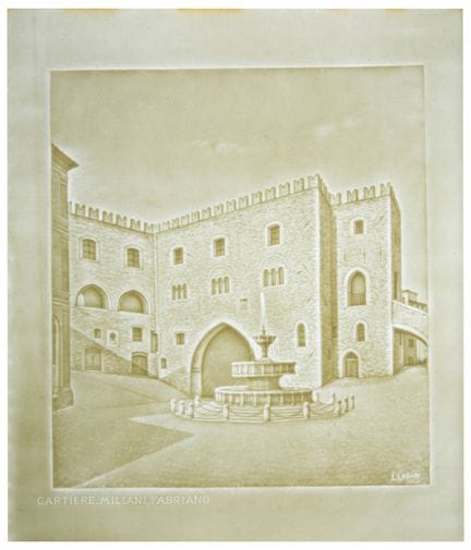 Luigi Casoni (1926 - 2016), per Cartiere Miliani, 
