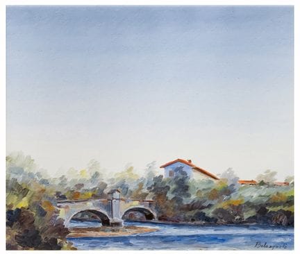 Alberto Bolamperti (1947)
Vista del puente
Óleo so
