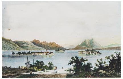 Italia (siglo XX)
Vista con las islas Madre, Bella