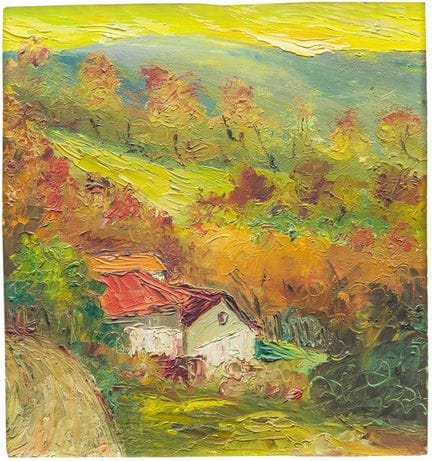 Anónimo (siglo XX)
Otoño
Óleo sobre lienzo
28,2 x 