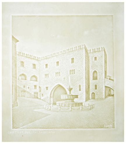 Luigi Casoni (1926 - 2016), per Cartiere Miliani, 