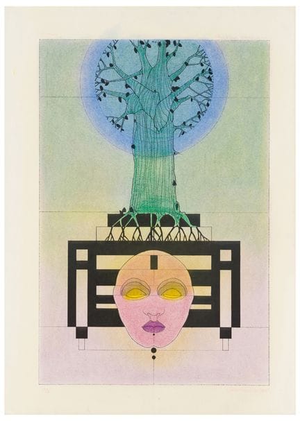 Mario Gramaglia (1943)
Pothos, 2001
Serigrafia e p