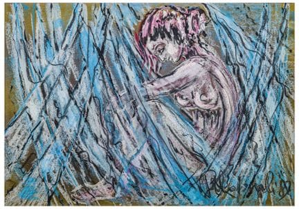Rina Caporali (siglo XX)
Verano, 1989
Carboncillo 