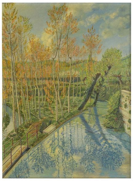 G. Ronchi (siglo XX)
Paisaje fluvial, 1933
Óleo so