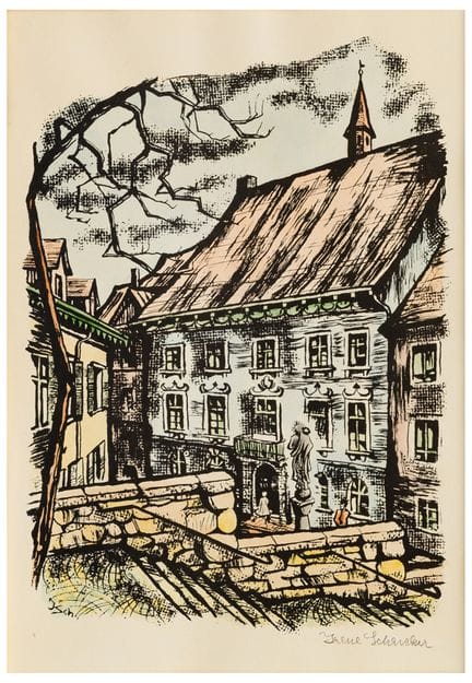 Irene Schricker (1927 - 1991)
Scorcio urbano
Serig