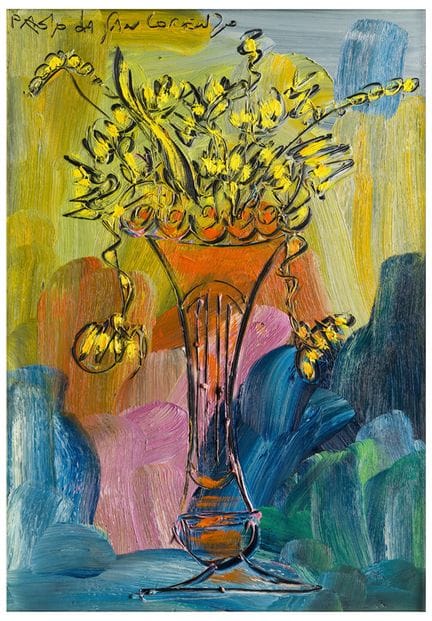 Paolo da San Lorenzo (1935)
Fiori, 2001
Olio su te