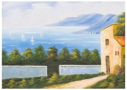 Autore non riconosciuto (XX secolo)
Paesaggio lacu