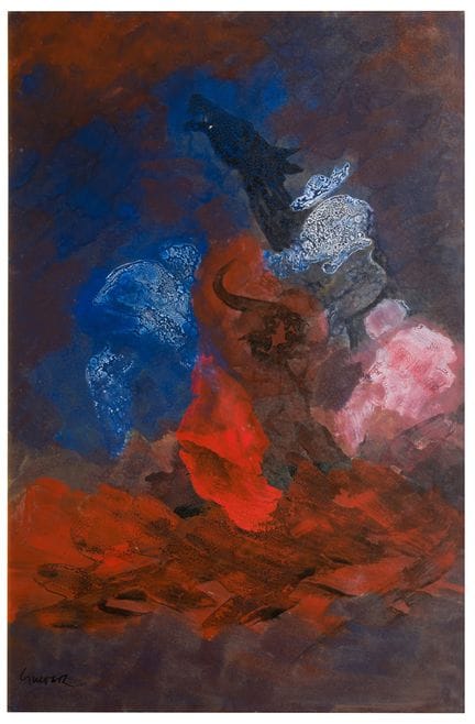 José Guevara (1926–2010)
The Bullfight, 1991
Oil o