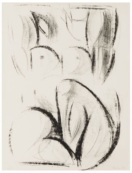 Isa Pizzoni (1921–2008)
Female Nude, 1962
Lithogra