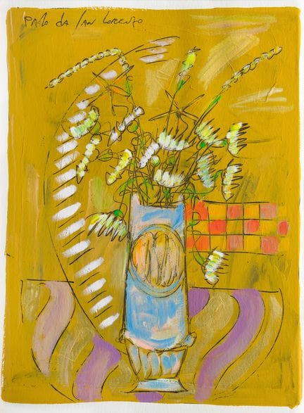 Paolo da San Lorenzo (1935)
Flower, 1993
Oil on pa