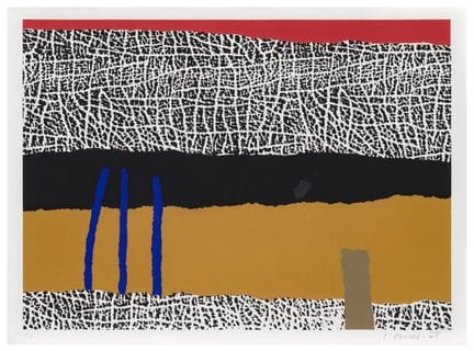 洛伊泽·斯帕卡尔（1907—2000）
《花岗岩》，1985年
纸上丝网版画
39.5 × 53.5