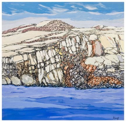 Dado Belgrado (1919 - 1999)
Les falaises de Hvar, 