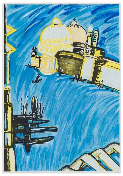 Remo Brindisi (1918 - 1996)
Sans titre 
Sérigraphi