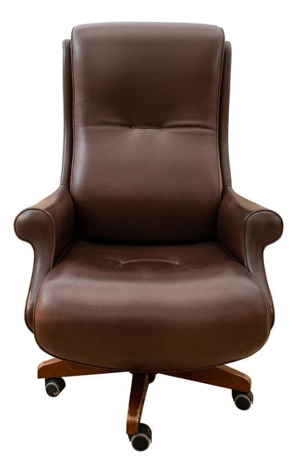 Fratelli Mascheroni (1970)
Fauteuil G8
Cuir, bois,