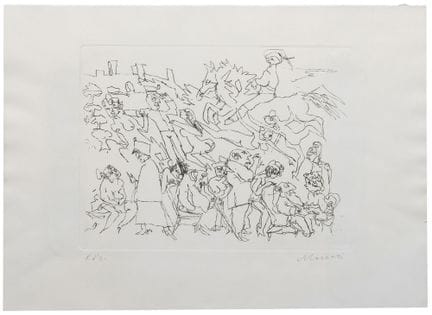 Mino Maccari (1898 - 1989)
Figures
Eau-forte sur p
