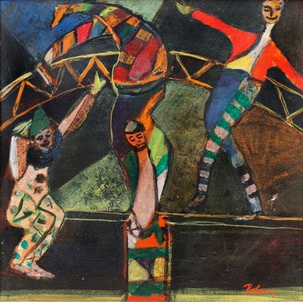 Roberto Poloni (1938)
Circo (anverso); Figura con 
