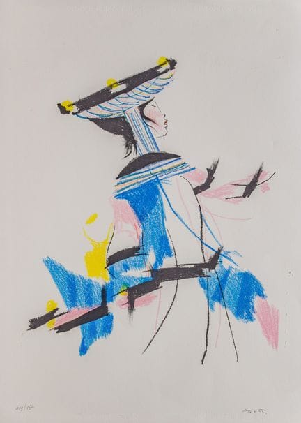 Sandro Trotti (1934)
Danseuse tai
Lithographie sur