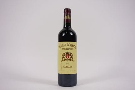 1 瓶 马莱斯科-圣埃克苏佩里酒庄 GCC 玛歌红葡萄酒 - 2011 年 - ELT