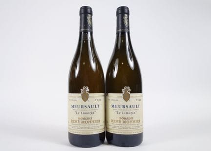 2 瓶 默尔索“勒利莫赞”雷内·蒙尼耶酒庄 - 2002 - ELA