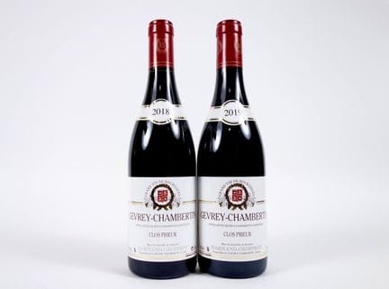 2 BOTELLAS DE GEVREY CHAMBERTIN «CLOS PRIEUR» DE H